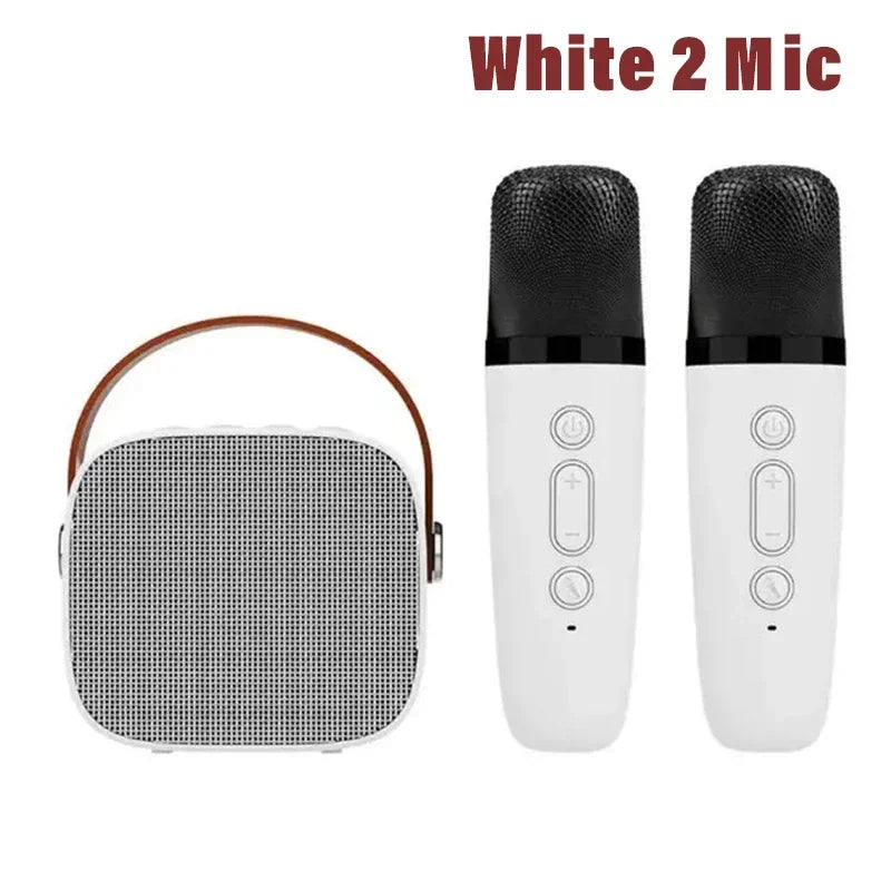 VoxStar™ Portable Karaoke Machine with Dual Wireless Mics & 3D Surround Sound