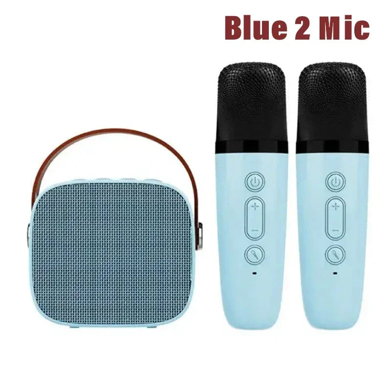 VoxStar™ Portable Karaoke Machine with Dual Wireless Mics & 3D Surround Sound
