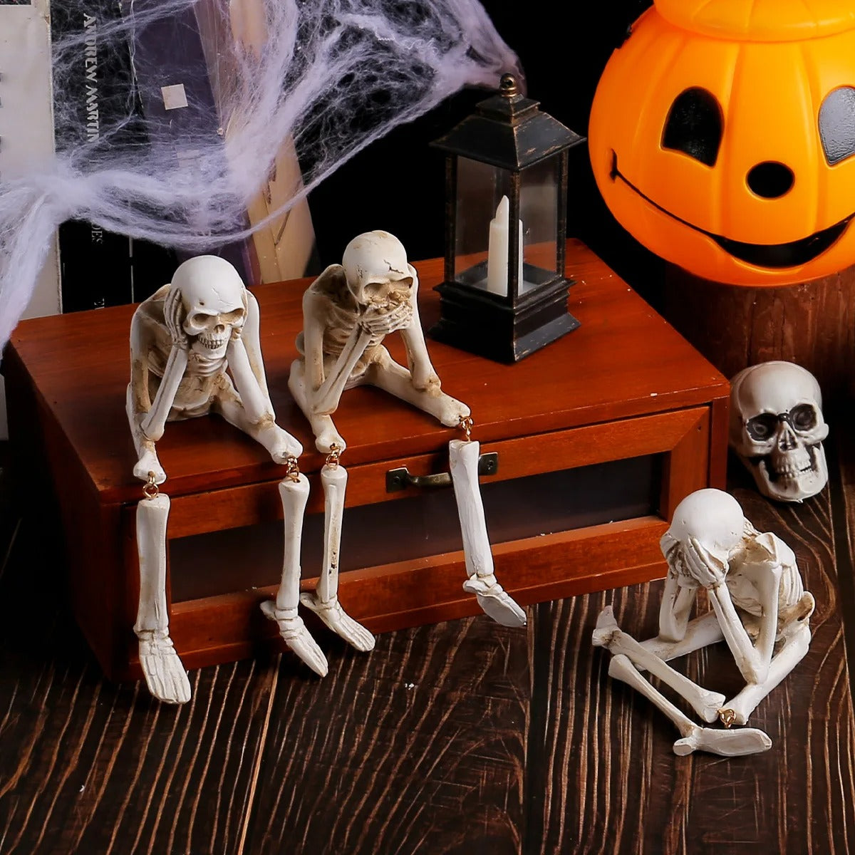 HalloSkull™ Halloween Fireplace Decor