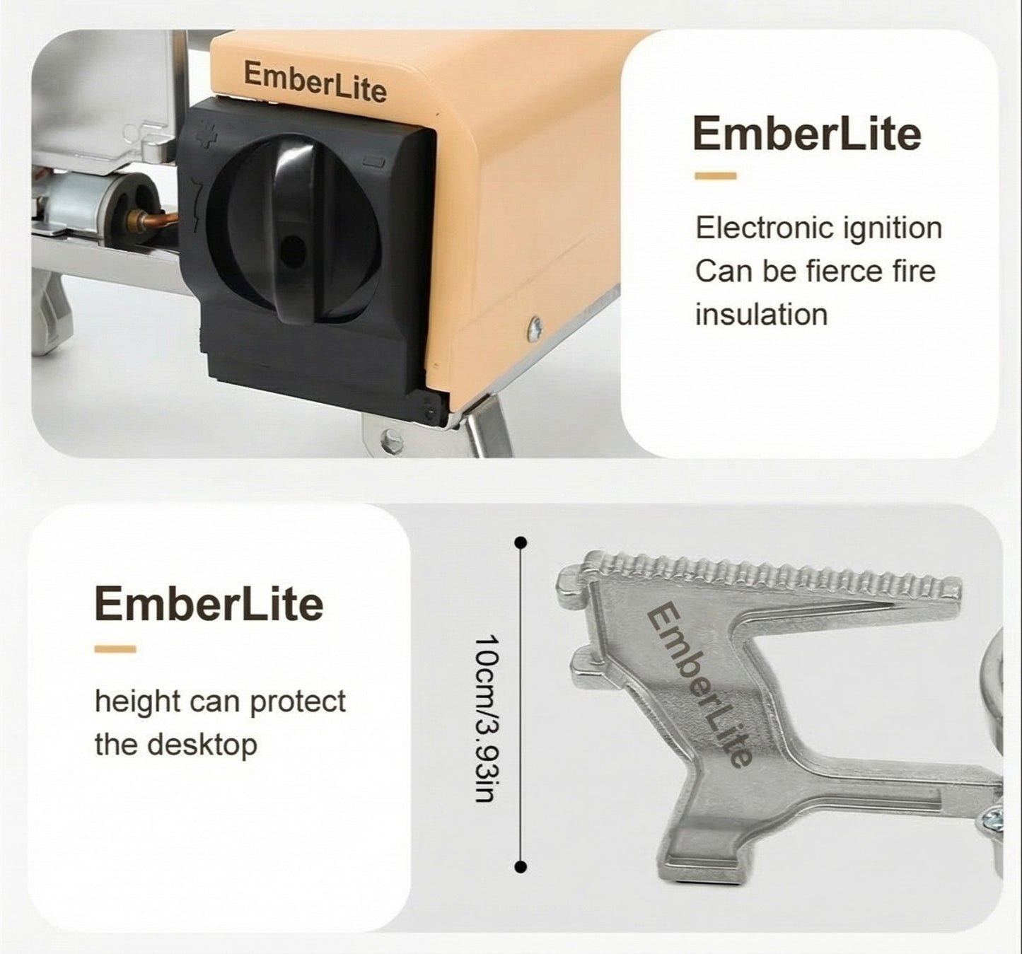 EmberLite™ Portable Folding Gas Stove – 2670W