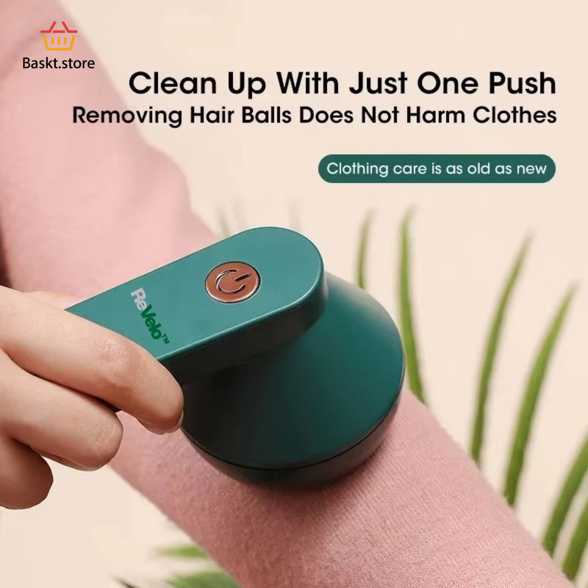 ReVelo™ 2025 Upgraded Fabric Shaver — 6-Blade Rechargeable Lint Remover for Clothes, Furniture & Travel