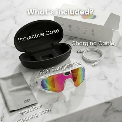 Baskt® VisionCam™ Smart Sunglasses – 1080P HD Hands-Free Camera with WiFi