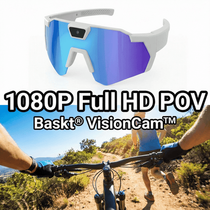 Baskt® VisionCam™ Smart Sunglasses – 1080P HD Hands-Free Camera with WiFi