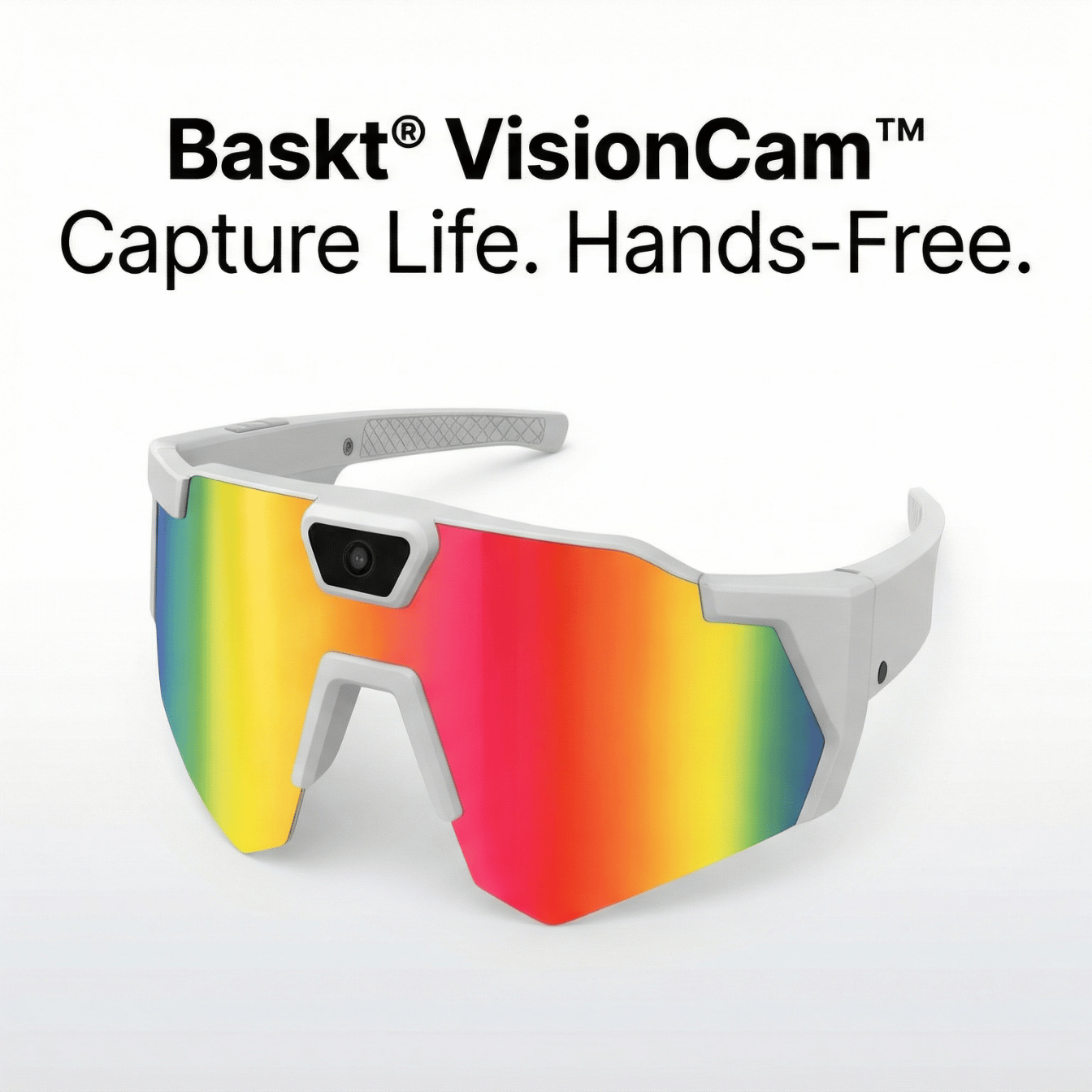 Baskt® VisionCam™ Smart Sunglasses – 1080P HD Hands-Free Camera with WiFi