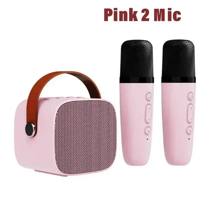 VoxStar™ Portable Karaoke Machine with Dual Wireless Mics & 3D Surround Sound
