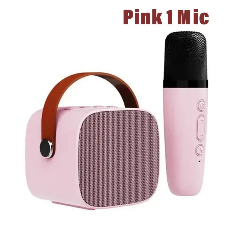 VoxStar™ Portable Karaoke Machine with Dual Wireless Mics & 3D Surround Sound