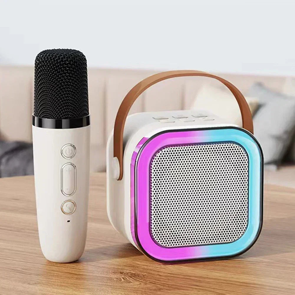 VoxStar™ Portable Karaoke Machine with Dual Wireless Mics & 3D Surround Sound