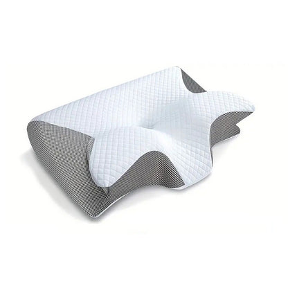 NEW & IMPROVED 2-in-1 Memory Foam Cervical Pillow | Ergonomic Orthopedic Neck Support Pillow for Pain Relief & Better Sleep
