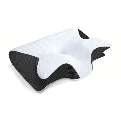 NEW & IMPROVED 2-in-1 Memory Foam Cervical Pillow | Ergonomic Orthopedic Neck Support Pillow for Pain Relief & Better Sleep