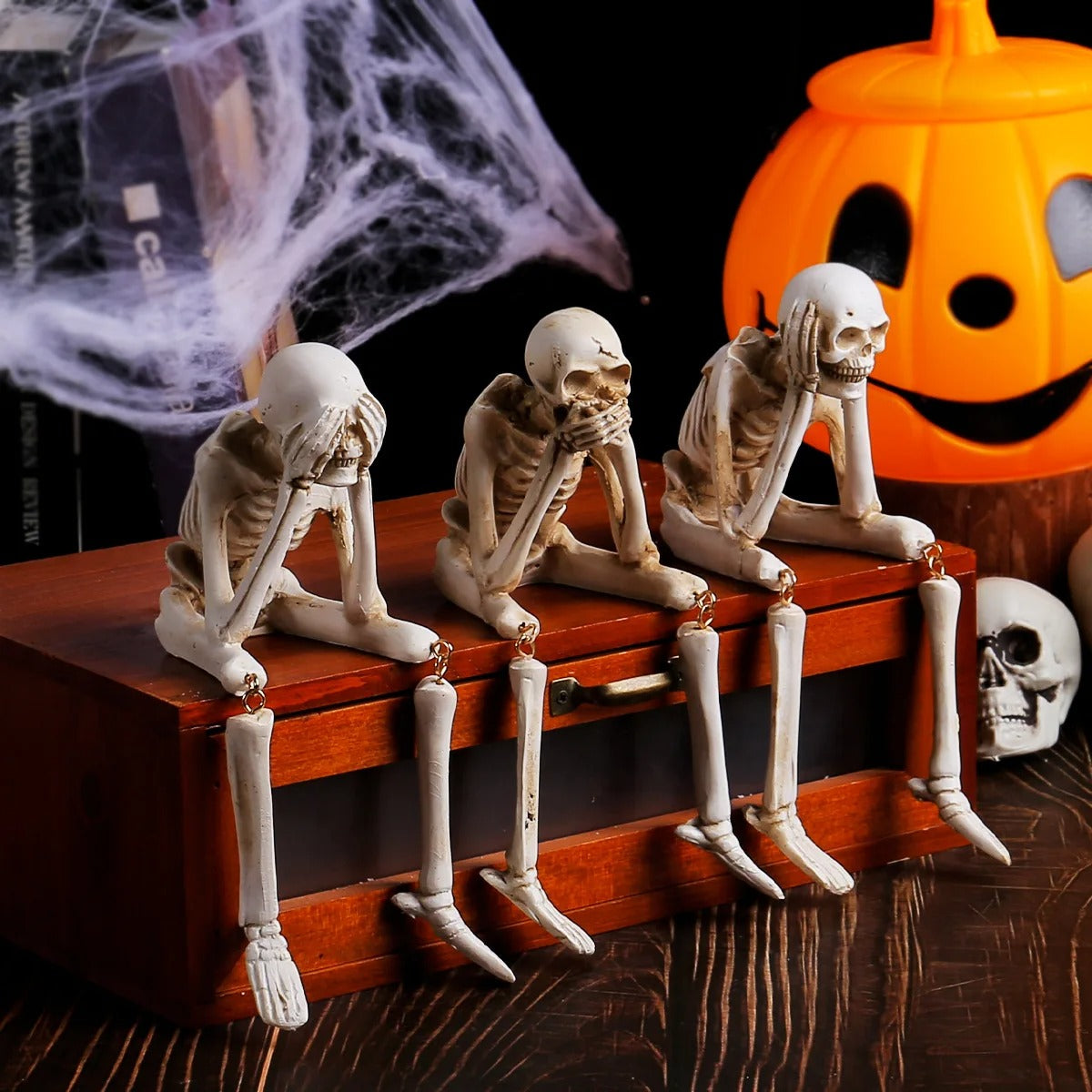 HalloSkull™ Halloween Fireplace Decor