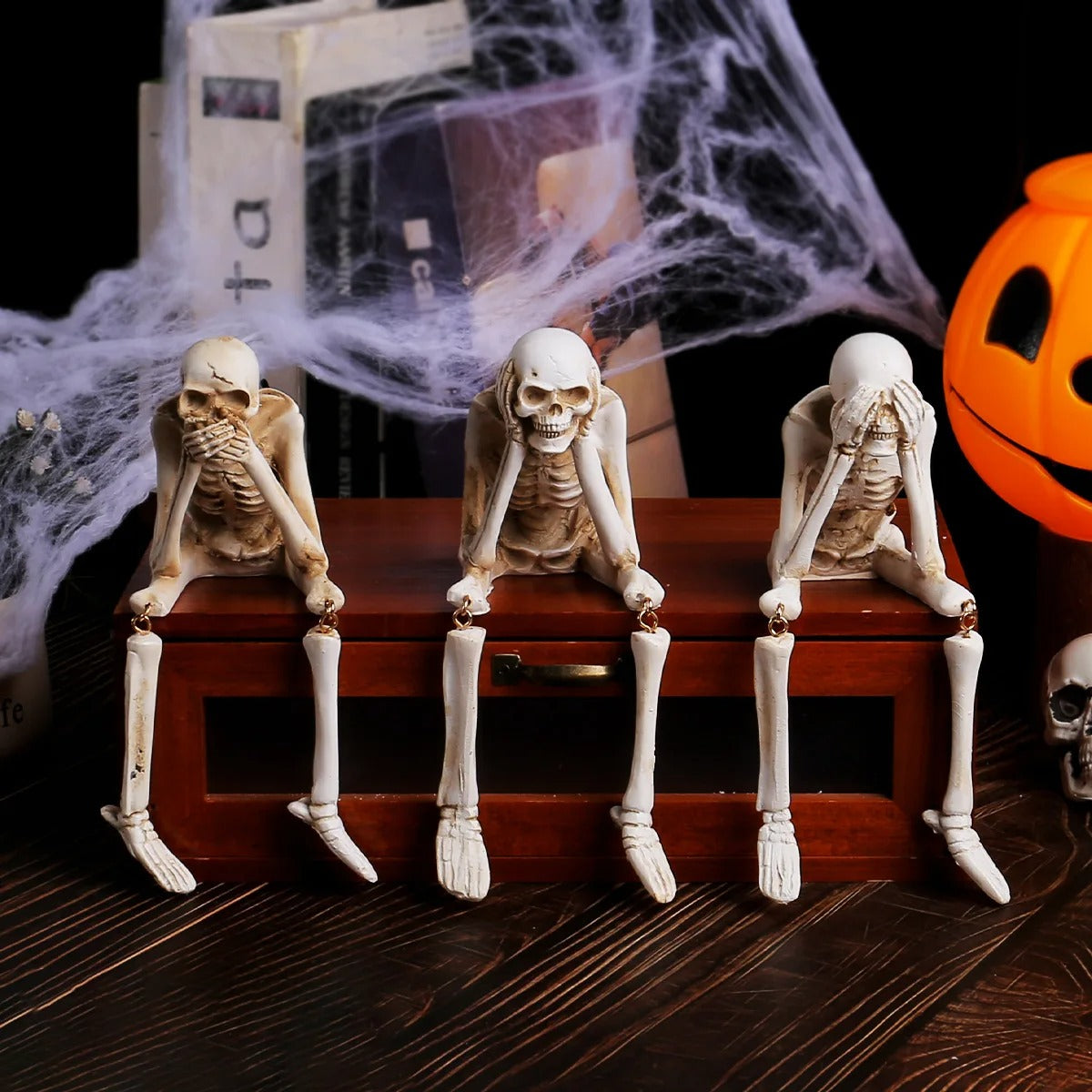 HalloSkull™ Halloween Fireplace Decor