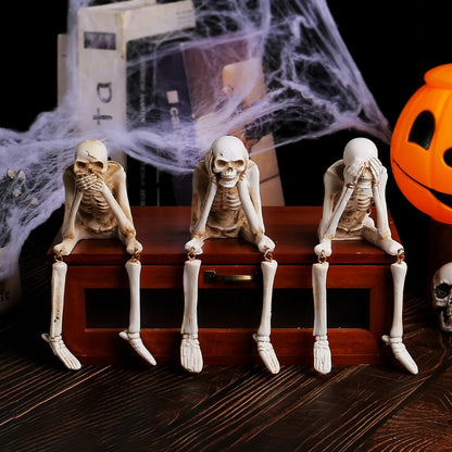 HalloSkull™ Halloween Fireplace Decor
